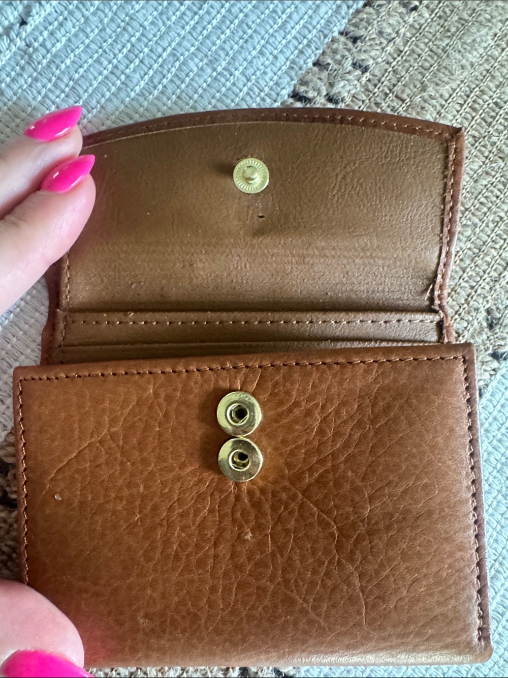 Rolf’s Compact Brown Leather Wallet - Picture 2 of 4